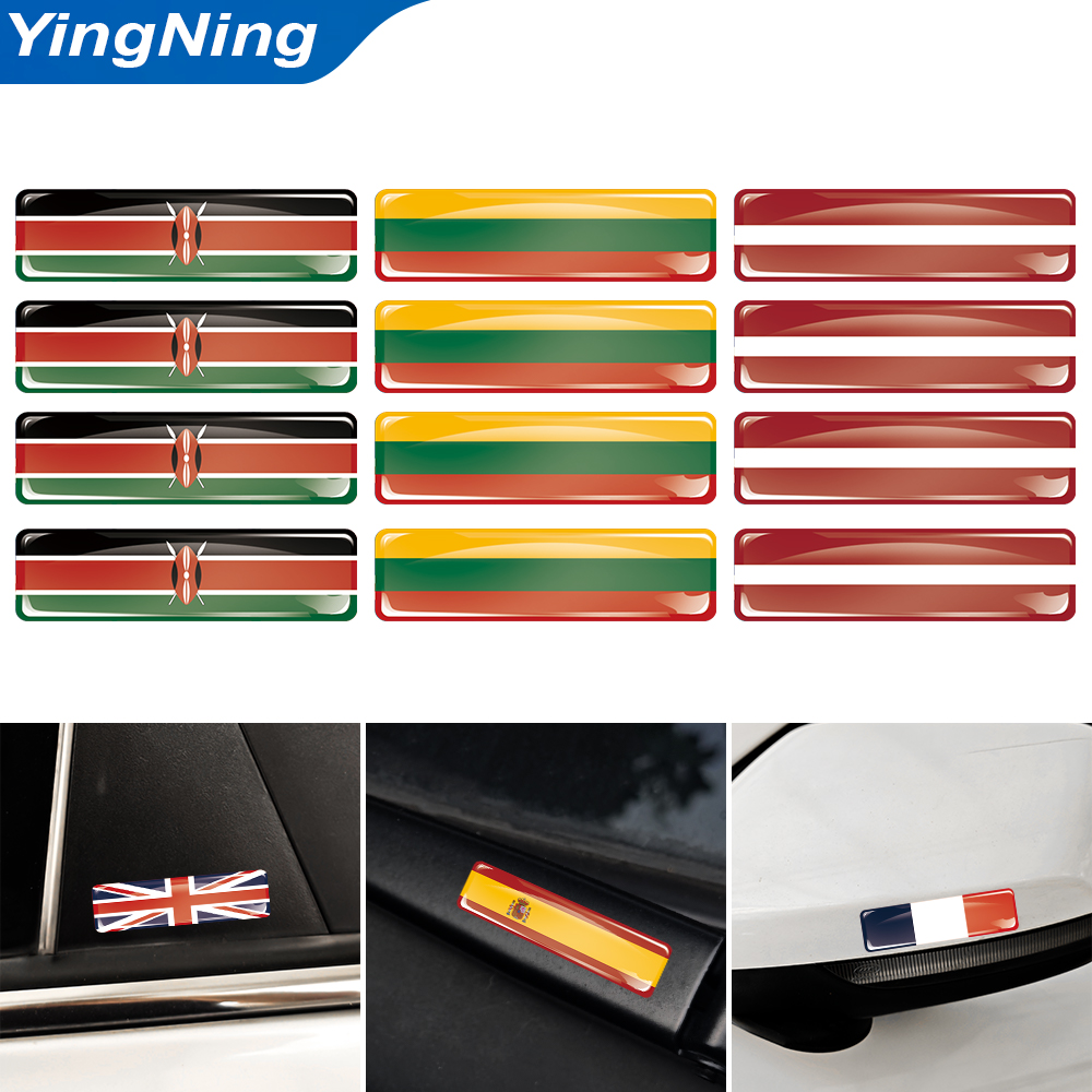 Laptop Accessories Kenya - 3D Domed Sticker Kenya Latvia Lithuania