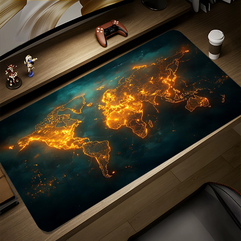 Laptop Accessories World - Mouse Pad World Map Mouse Pad