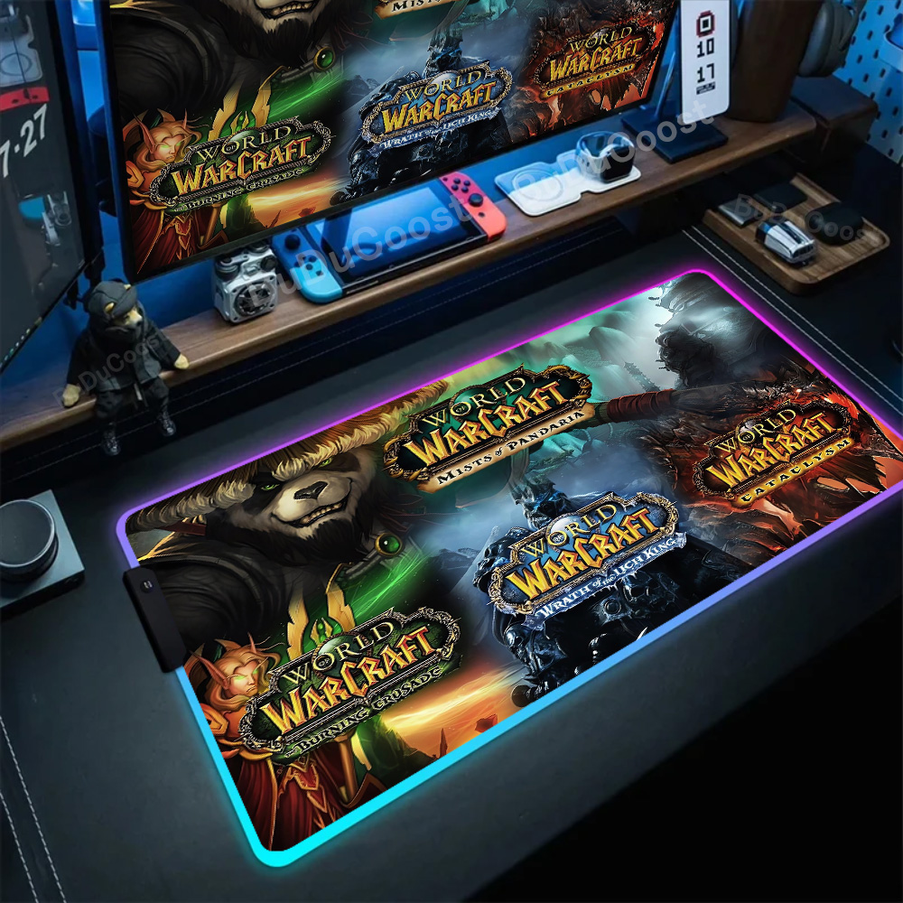 Laptop Accessories World - RGB Mouse Pad Game World Of