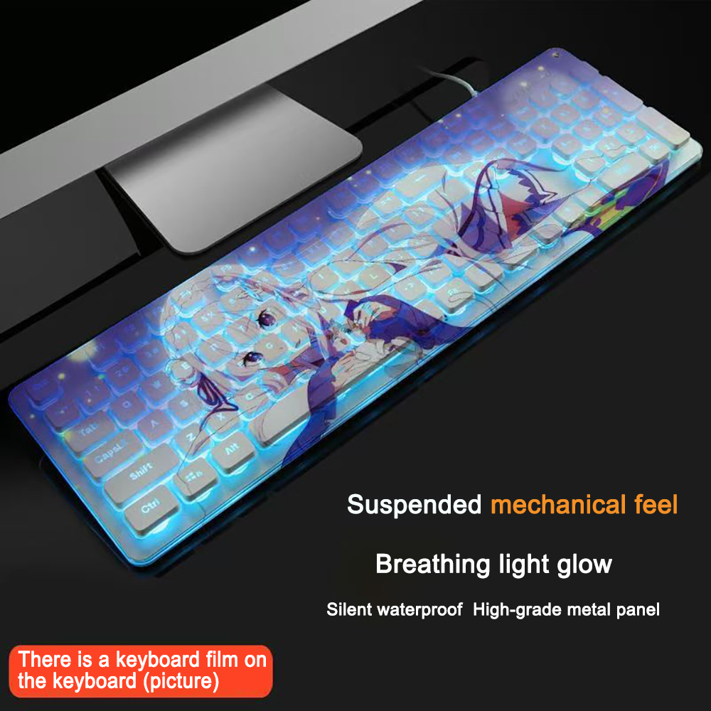 104 Keys Re:Zero-Starting Life - đánh giá và giá Laptop Accessories World