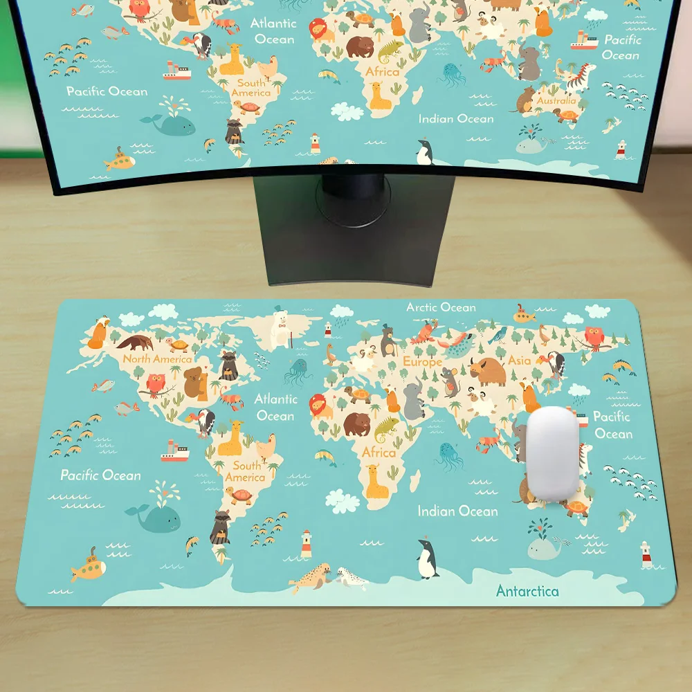 World Map Gaming Mouse Pad Ani - đánh giá và giá Laptop Accessories World