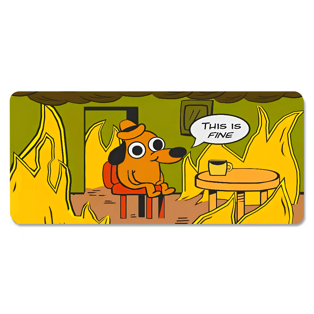 This Is Fine Dog Dachshund Mou - đánh giá và giá Laptop Accessories Toys