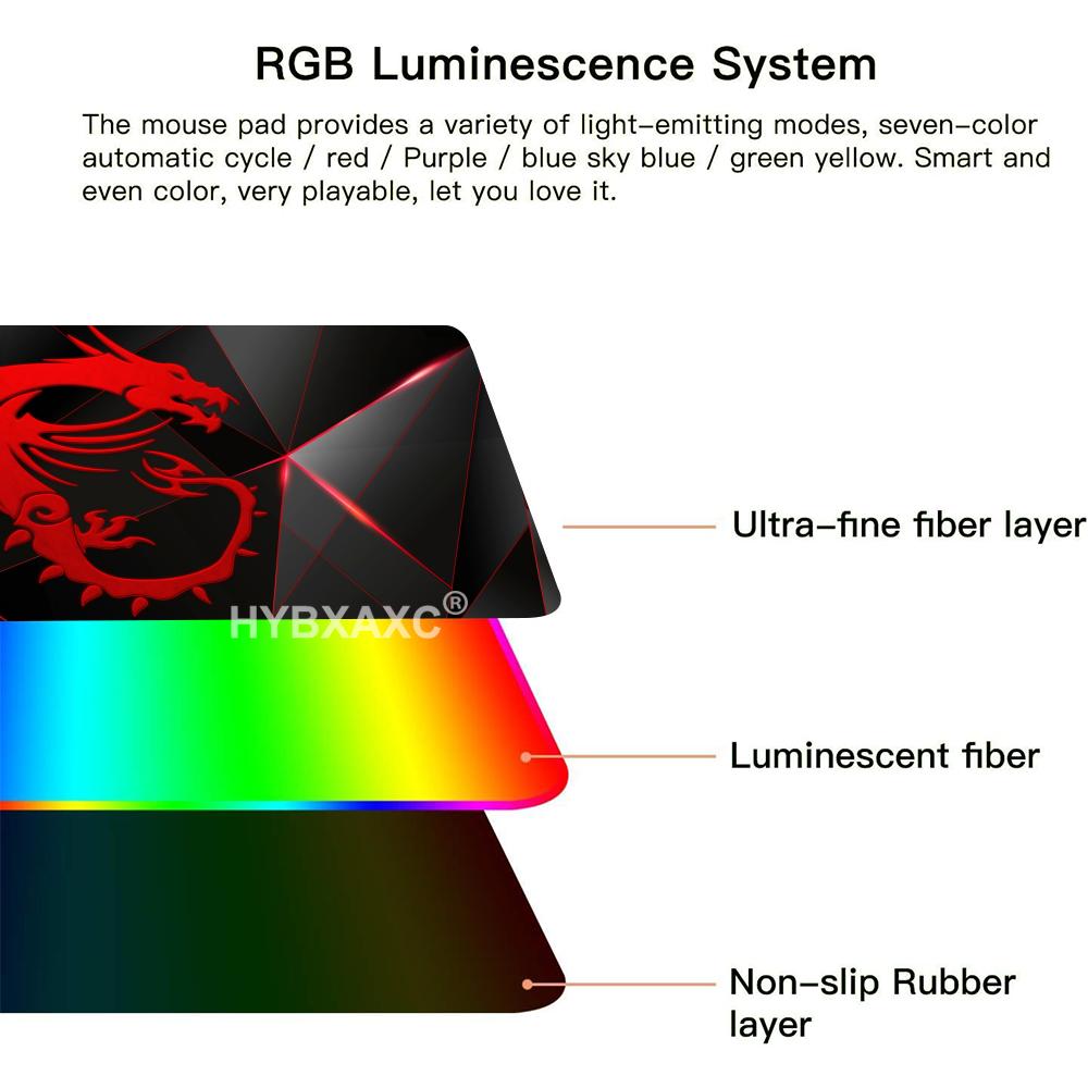 Gaming Mouse Pad Rgb Msi LOGO  - đánh giá và giá Laptop Accessories Msi