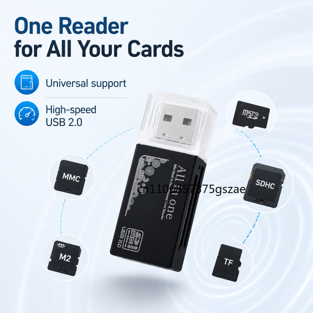 2 in 1 USB2.0 Card Reader Micr - đánh giá và giá Laptop Accessories World