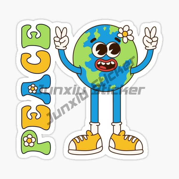 AN IDEA WORLD PEACE Sticker Mo - đánh giá và giá Laptop Accessories World